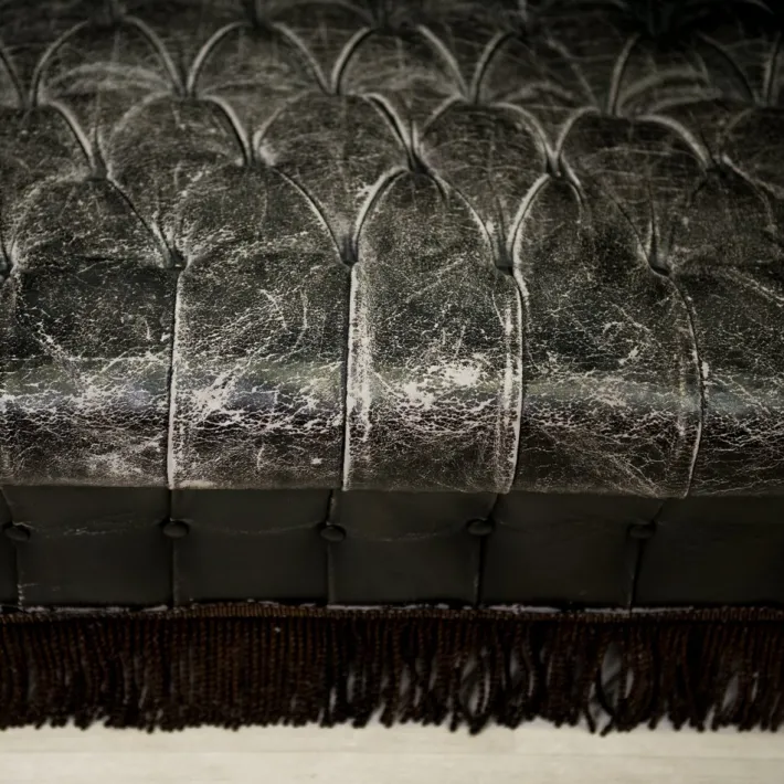 Pamono Leather Sofa from Fornasetti, 1960s Sale