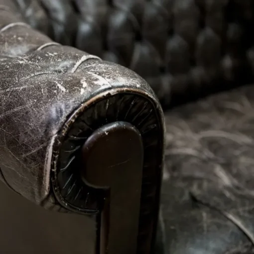 Pamono Leather Sofa from Fornasetti, 1960s Hot