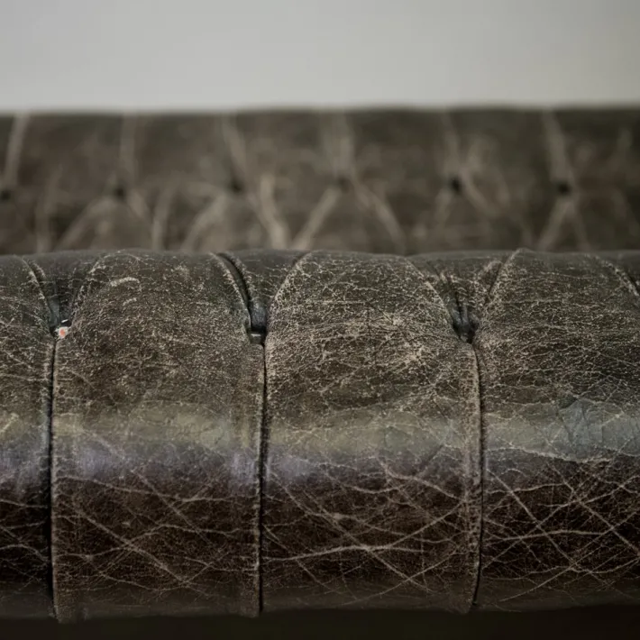 Pamono Leather Sofa from Fornasetti, 1960s Hot