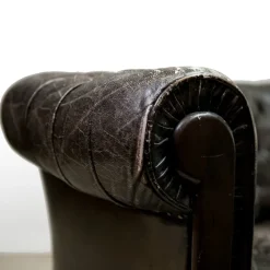 Pamono Leather Sofa from Fornasetti, 1960s Hot