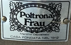 Pamono Leather Sofa from Poltrona Frau, 1980s