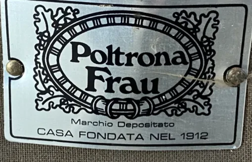 Pamono Leather Sofa from Poltrona Frau, 1980s
