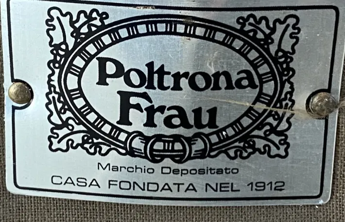 Pamono Leather Sofa from Poltrona Frau, 1980s