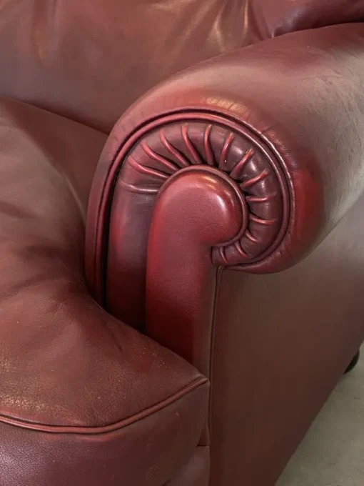 Pamono Leather Sofa from Poltrona Frau, 1980s