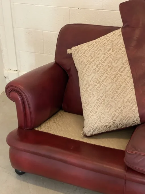 Pamono Leather Sofa from Poltrona Frau, 1980s