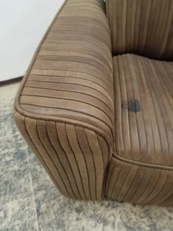 Pamono Leather Sofa Set by Ernst Lüthy for de Sede, Set of 3 Best