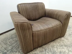 Pamono Leather Sofa Set by Ernst Lüthy for de Sede, Set of 3 Best