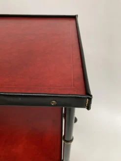 Pamono Leather Trolley by Jacques Adnet Online