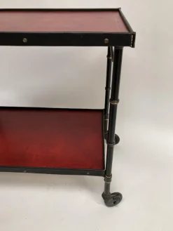 Pamono Leather Trolley by Jacques Adnet Online