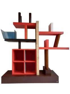 Pamono Liana Bookcase by Ettore Sottsass, 1985 Online
