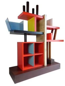 Pamono Liana Bookcase by Ettore Sottsass, 1985 Online