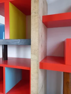 Pamono Liana Bookcase by Ettore Sottsass, 1985 Online