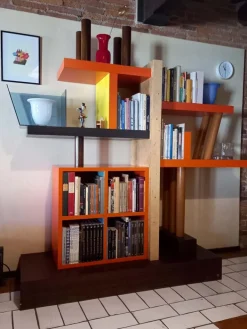 Pamono Liana Bookcase by Ettore Sottsass, 1985 Online