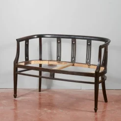 Pamono Liberty Sofa in Ebonized Wood, 1920s Online