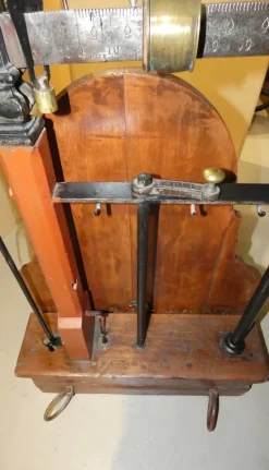 Pamono Libra Iron, Brass and Wood Bench by Leonardo Bertani, Italy, 1800s Outlet