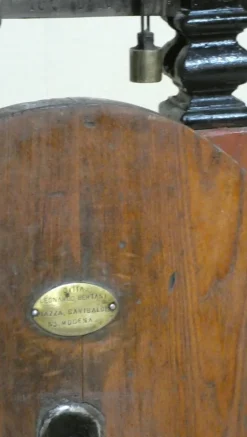 Pamono Libra Iron, Brass and Wood Bench by Leonardo Bertani, Italy, 1800s Outlet