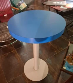 Pamono Light Blue Bistro Table