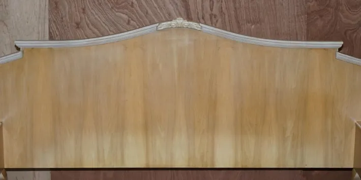 Pamono Light Walnut Headboard with Bedside Tables, 1940s Discount