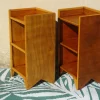 Pamono Light Wood Bedside Tables with Top Edges, 1990s, Set of 2 Discount