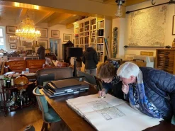 Pamono Lima Church of San Francisco and Church of San Pedro, 1865, Lithograph on Paper Sale