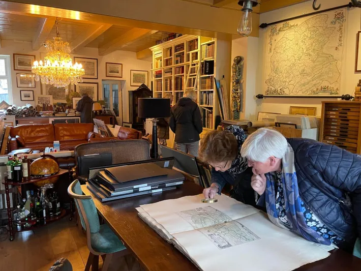 Pamono Lima Church of San Francisco and Church of San Pedro, 1865, Lithograph on Paper Sale