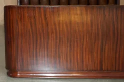 Pamono Limited Edition Modern Metropolis Bed Frame in Brown Leather from Ralph Lauren Outlet