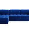 Pamono Link Sectional Sofa in Blue Velvet by Moanne Sale