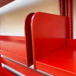 Pamono Lips Vago Bookcases Congress Model 1968 in Orange Color, Set of 2