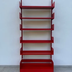 Pamono Lips Vago Orange Bookcase, 1968