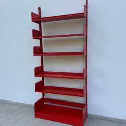 Pamono Lips Vago Orange Bookcase, 1968