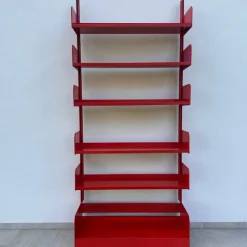 Pamono Lips Vago Orange Bookcase, 1968