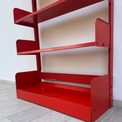 Pamono Lips Vago Orange Bookcase, 1968