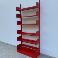 Pamono Lips Vago Orange Bookcase, 1968