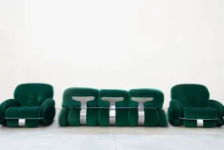 Pamono Living Room Set by Adriano Piazzesi, 1970, Set of 3 Hot