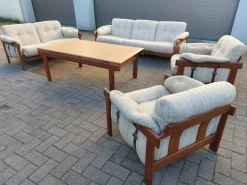 Pamono Living Room Set by HWKlein for Bramin, 1970s, Set of 5 Outlet