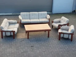 Pamono Living Room Set by HWKlein for Bramin, 1970s, Set of 5 Outlet