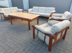 Pamono Living Room Set by HWKlein for Bramin, 1970s, Set of 5 Outlet