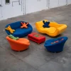 Pamono Living Room Set by Keith Haring for Bretz, 1998, Set of 5 Hot
