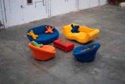 Pamono Living Room Set by Keith Haring for Bretz, 1998, Set of 5 Hot