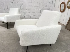 Pamono Living Room Set by Pierre Guariche for Airborne, 1950s, Set of 3 Discount