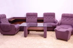 Pamono Living Room Set, Former Czechoslovakia, 1980s, Set of 4 Outlet