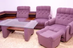 Pamono Living Room Set, Former Czechoslovakia, 1980s, Set of 4 Outlet