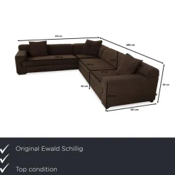 Pamono Loft Fabric Corner Sofa by Ewald Schillig Hot