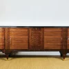 Pamono Long Art Deco Sideboard in Macassar and Zebrano by André Arbus, 1940 Online