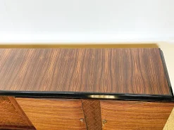 Pamono Long Art Deco Sideboard in Macassar and Zebrano by André Arbus, 1940 Online