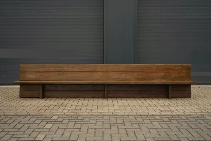 Pamono Long Church Bench by Dom Hans Van Der Laan, 1970s Discount