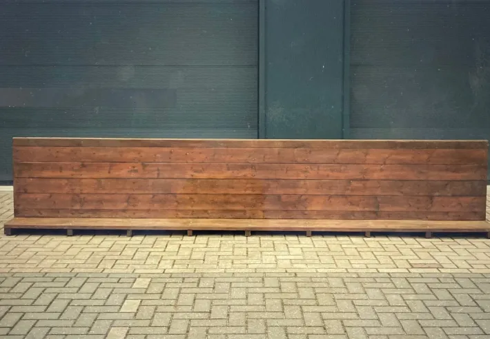Pamono Long Church Bench by Dom Hans Van Der Laan, 1970s Discount