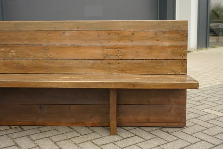 Pamono Long Church Bench by Dom Hans Van Der Laan, 1970s Discount