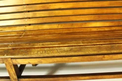Pamono Long Indoor Railway Station Bench in Beech, 1930 Sale