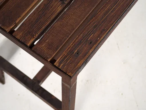 Pamono Long Metal Bench, 1920s Hot